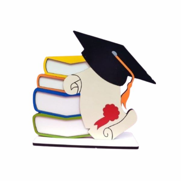 Pilha de livros MDF 
